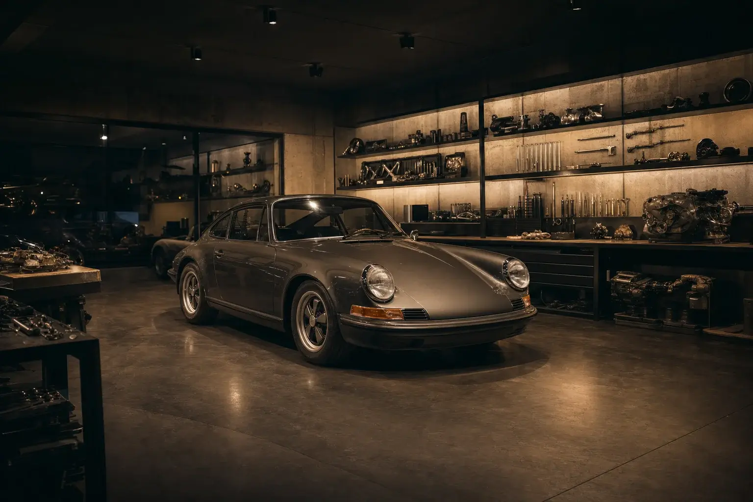 Officina di restauro Porsche classica - atelier artigianale Porschemania