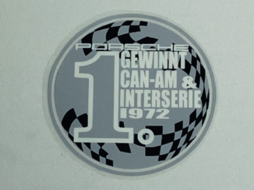 Adesivo Gewinnt Can-Am & Interserie 1972