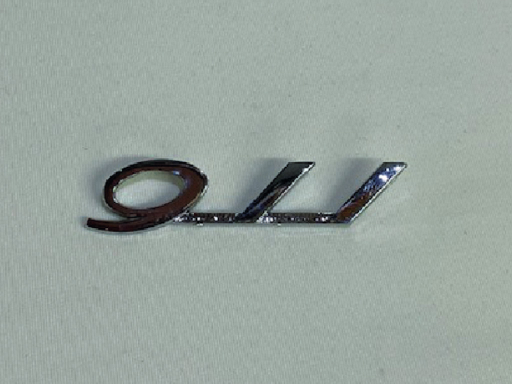 Scritta 912 argento - Porsche 912