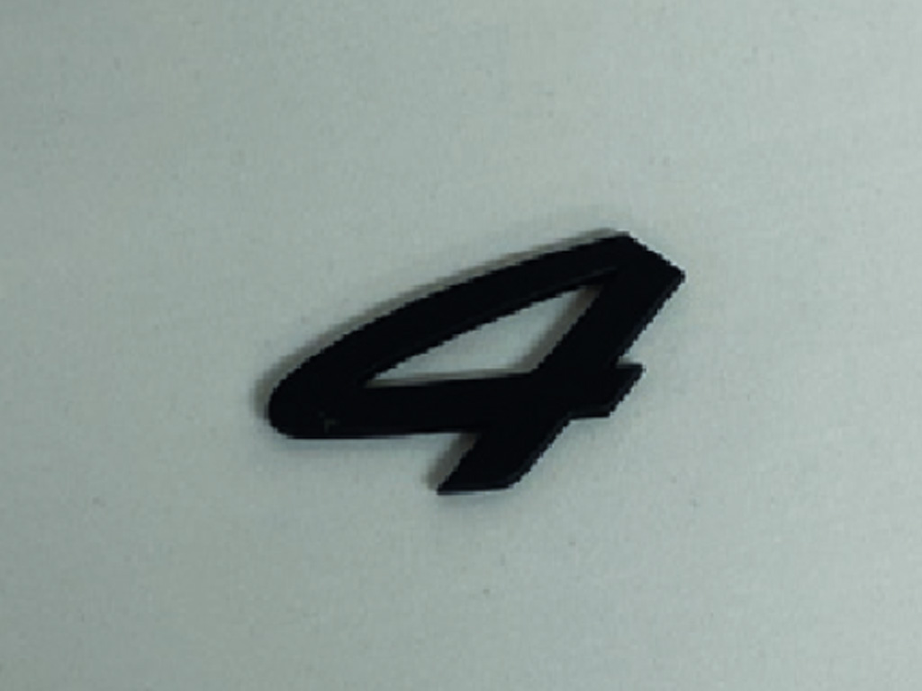 Numero 4 cromato - Porsche 911