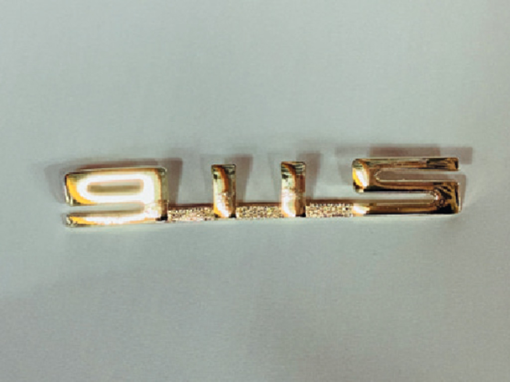 Scritta 911S oro - Porsche 911
