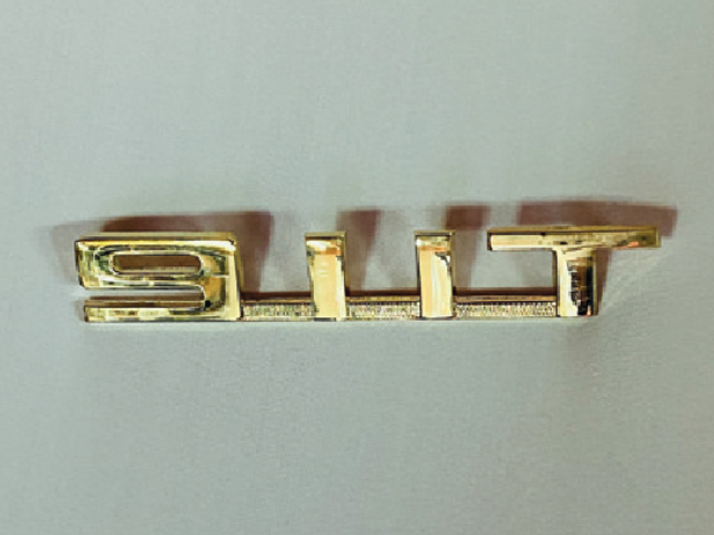 Scritta 911T oro - Porsche 911
