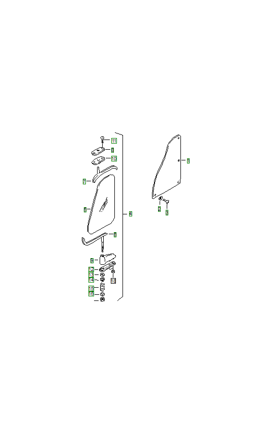 Porsche 356, schema ricambi: Washerspecial model