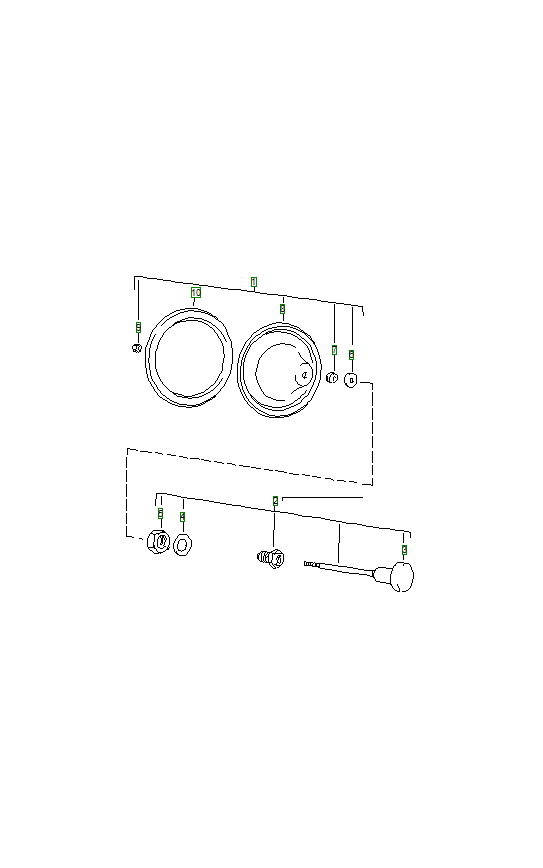 Porsche 356, schema ricambi: Valve 001