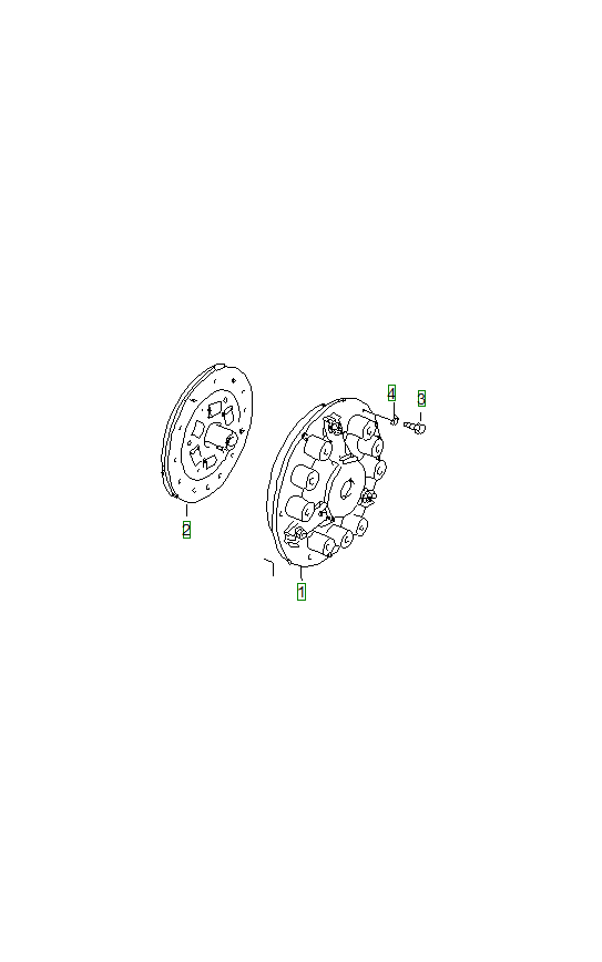 Porsche 356, schema ricambi: Clutch 002