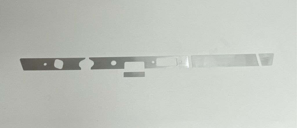 Cornice decorativa del cruscotto in alluminio - Porsche 911 - 1° Serie