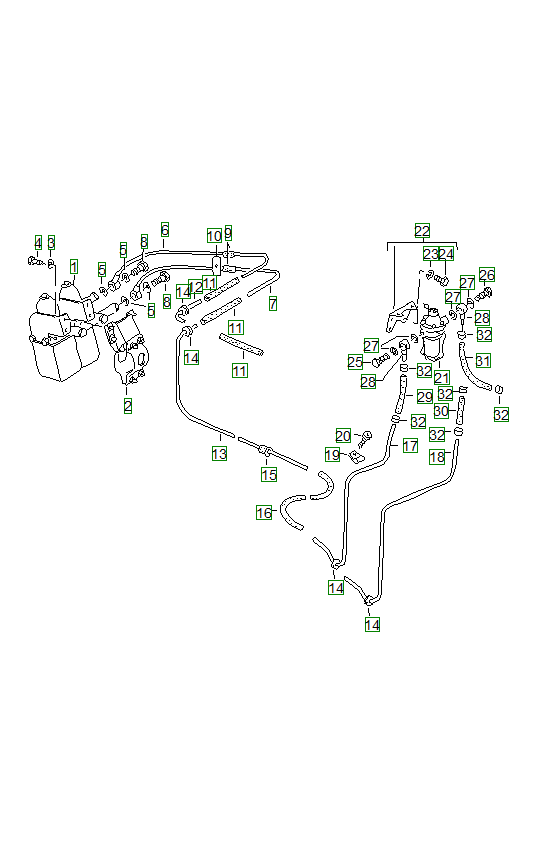 Porsche 356, schema ricambi: Fuel pump autopulse 500 electricwithlines